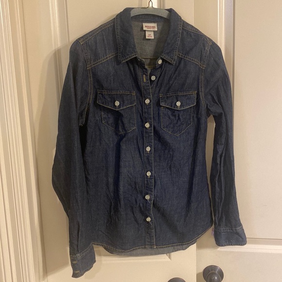 Mossimo Supply Co. Tops - Denim Button-Down Shirt